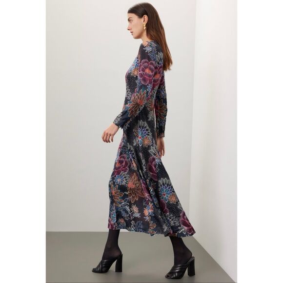 FARM Rio Blue Floral Maxi Dress - Picture 11 of 11